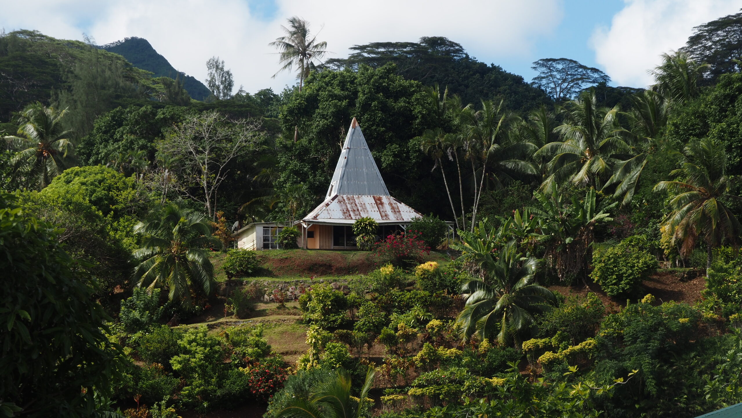 Typical house from Huahine French Polynesia